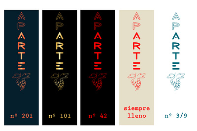 apARTE brand design branding design graphic design illustration logo