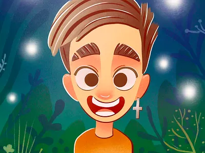 character design 2d art artist book boy cartoon character character design characterdesign design digital digital art digital illustration digital painting digitalart draw drawing illustration night sticker