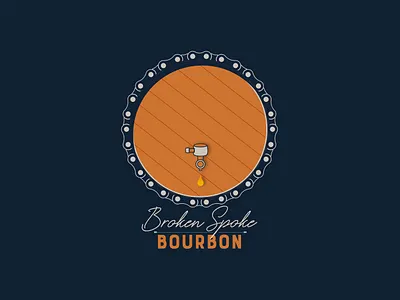 Broken Spoke Bourbon: concept brand + logo design adobe illustrator brand design conceptual design illustration logo logodesign vector