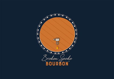 Broken Spoke Bourbon: concept brand + logo design adobe illustrator brand design conceptual design illustration logo logodesign vector