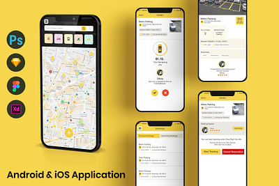 Car parking app - UI