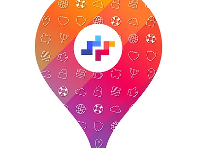 Woosmap marker services illustration map marker services