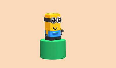 Minion 3D modelling #Spline 3d animation design modelling spline