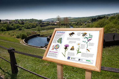 Interpretation Board design graphic design illustration large format print