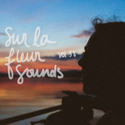 Sur La Fleur Sounds vol. 38 album art cover art design graphic design lettering music typography visualdesign