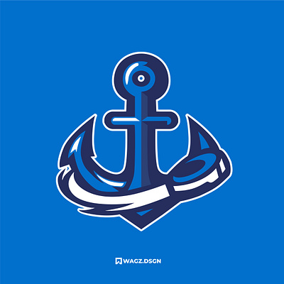 hockey anchor anchor design esport logo graphic design hockey hockey mascot logo illustration logo mascot mascot logo sport logo vector