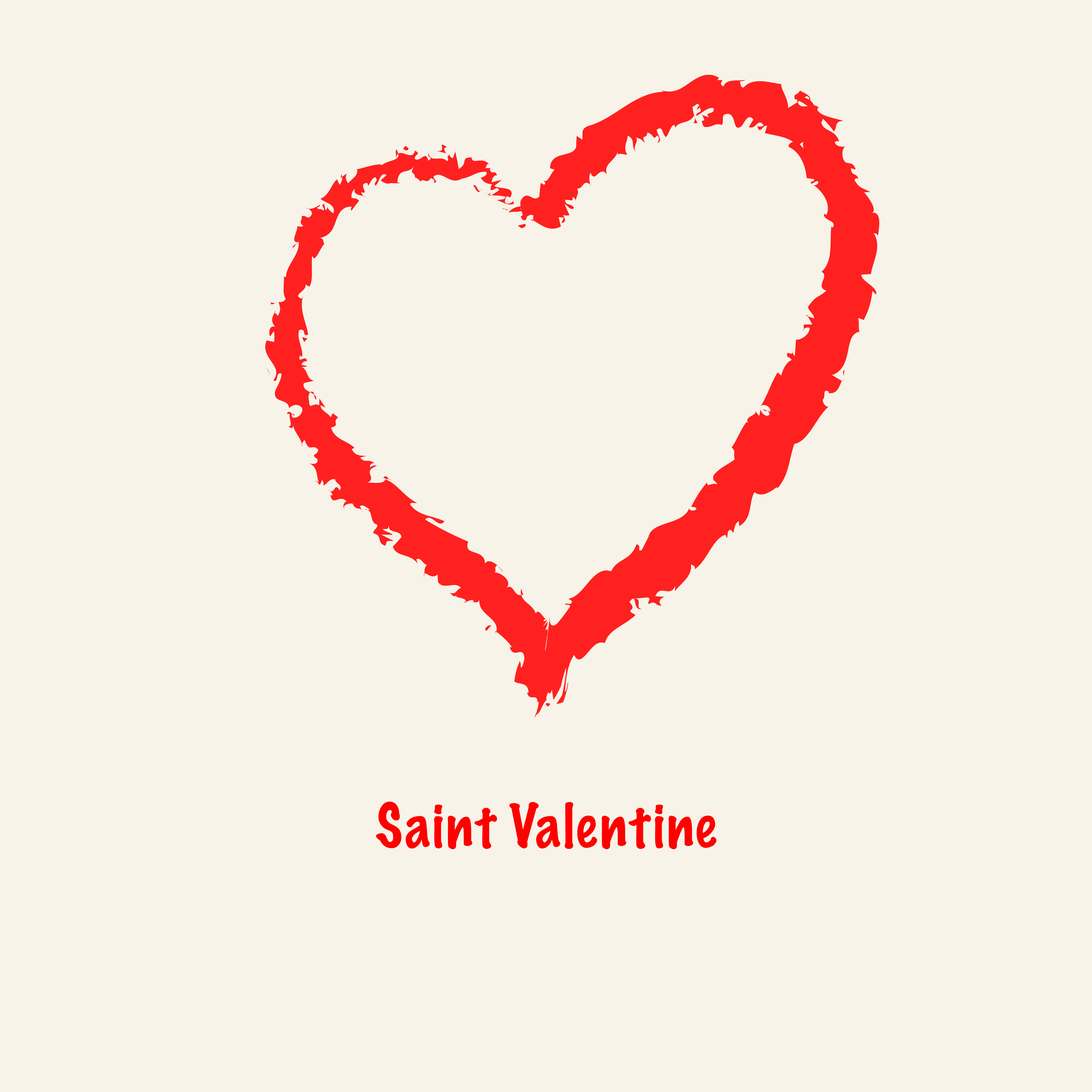 Example of Heart for Love - Saint Valentine