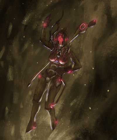 Abyss Runner art character design digitalart digitalpainting fantasy illustration