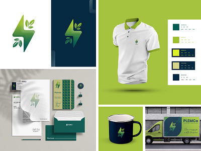 Free Energy Logo brand branding and identiy company energy free energy graphic design green logo logo designer logo trend modern logo power tree