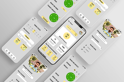 health care Mobile app design app design graphic design ui user interface ux