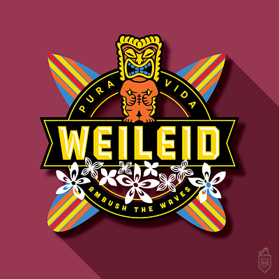 Weileid Lifestyle Brand Design adobeillustrator design illustration logo