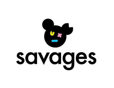 savages illustration logo mascat