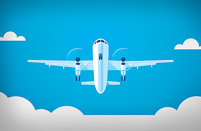 Aircraft illustration airplane aviation graphic design illustration sky vector