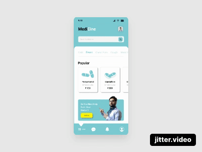 Medicine app design doctor figma logo medicine ui ux vector videocall