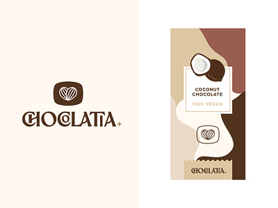 Chocolatia - Premium Vegan Chocolates brand identity cacao cacao logo chocolate chocolate logo chocolate packaging cocoa letter letters logo logo design luxury modern premium vegan wordmark