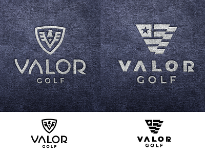 VALOR Golf branding bruner design golf graphic icon logo mike military verteran