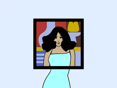 CALM WOMAN PORTRAIT character design digital art digital illustration digital painting gilr illustration girl illustration woman woman character woman portrait