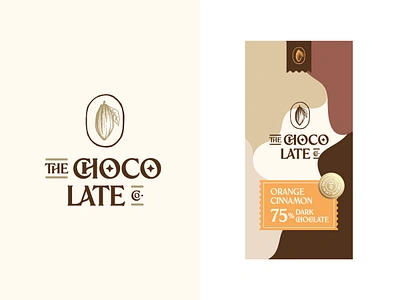 The Chocolate Co. - Premium Vegan Chocolates abstract brand identity cacao cacao logo chocolate chocolate bar chocolate logo chocolate packaging cocoa letter letters logo logo design luxury modern packaging premium vegan