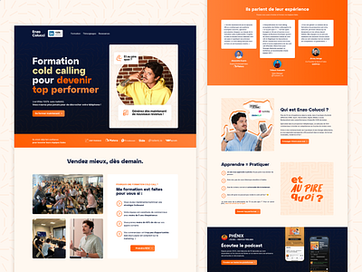 Enzo Colucci - Sales Coach & Cold Calling Expert coach cold call design formateur formation landing page logo design sales sales coach ui website