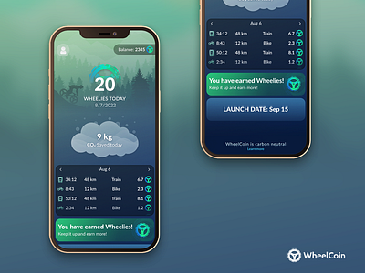 Wheelcoin app main page blue branding design game game design graphic design gui icon illustration logo ui uiux