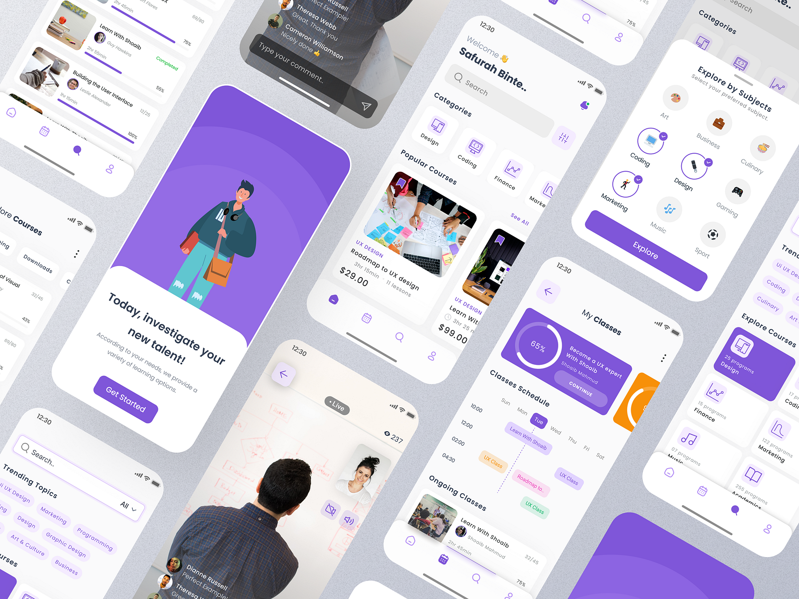 EdCircle - E-Learning Mobile App by Shoaib Mahmud on Dribbble