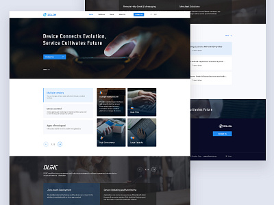 ZOLON Website design ui web