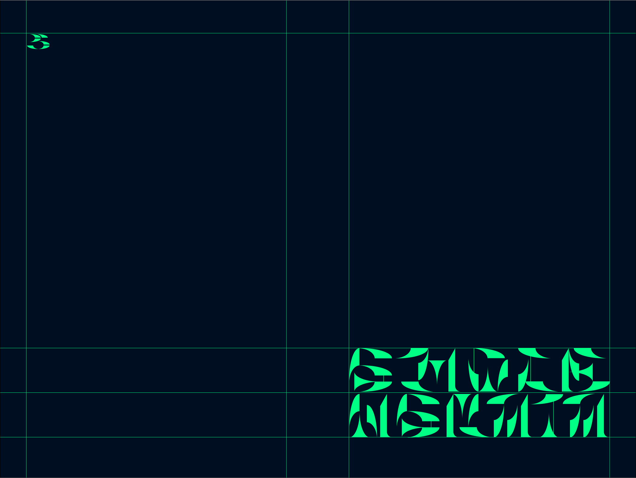 SMOLENSKAYA contrast design experiment experimental gothic layout letters modern neogothic typography