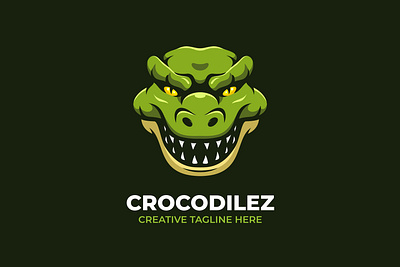 Crocodile Mascot Logo animal animation brand company crocodile cute reptile sport tshirt vector wild zoo