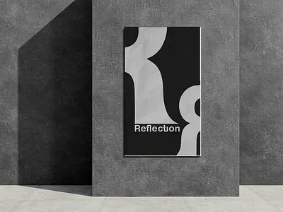 Reflection art branding design graphic design identity illustration logo logos mockup poster posterart reflection streetmockup typography typographyposter vector