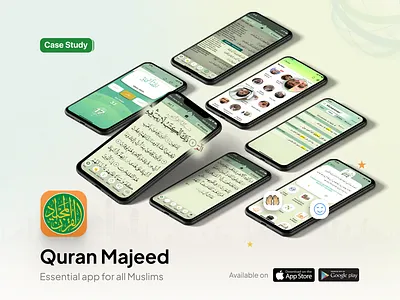 Quran Majeed app best brand branding colors design googleplay illustration logo ui uiux user experience ux vector