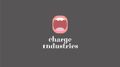 logotype for podcast service "charge industries" adobeillustrator branddesign branding design graphic design logo vector