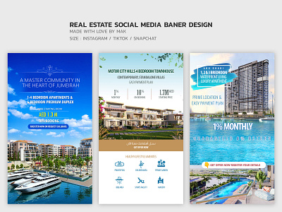 Real Estate Banner Design User Friendly UI branding graphic design ui ux vector