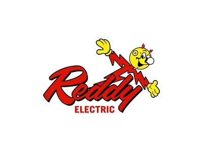 Reddy Electric custom customlogo customtype electric electricity logo lettering art lettering artist logo logo design logodesigner logotype modern logo reddy electric typography logo