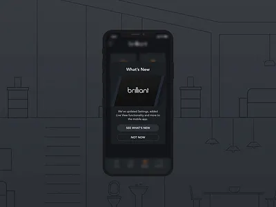 What's New at Brilliant animation app design home automation illustration ios mobile smart home ui ux