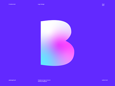 B logo design b b logo brand brand identity branding colors creative lettermark logo metaverse minimal modern monogram tech visual identity