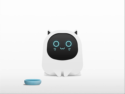 GoodBoy - Animated 3D in Figma Prototype 3d animated figma animation cat cute dog figma figma community figma prototype free assets freebie illustration motion graphics pussy robot