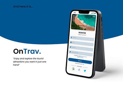 Online Travel App app register page sign up sign up page ui ui design ux design