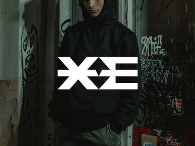 XE Monogram brand design e logo fashion flat logo graphic design logo logodesigner logomaker logotype modern monogram nextmahamud sale symbol x logo xe