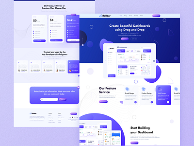 Figma SaaS & Software Landing Pages software