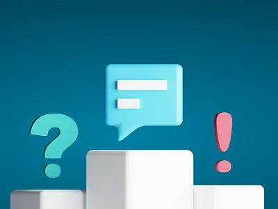 Help and support 3d blender branding design illustration