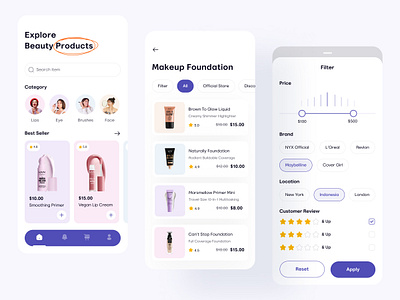 Shop App: Best Practices for Search Results app design e commerce e commerce app e commerce design ecommerce ecommerceapp fashion fashion app makeup mobile app mobile app design mobile design mobile ui online shop online store shooping shooping app shop