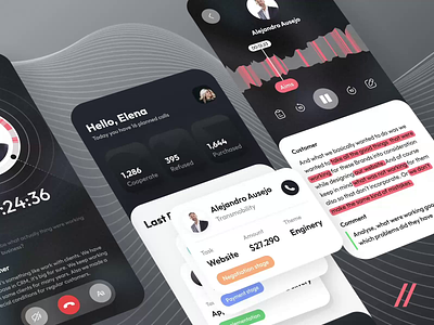 Call Recorder Mobile IOS App android animation app app design app interaction call client dashboard databases design interaction ios mobile mobile app mobile ui note recorder ui uiux ux