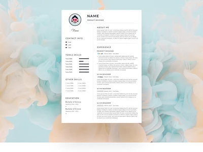 Clean Resume / Free Template clean content designer cv product designer resume ui ux