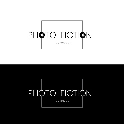 Photo Fiction Photographer logo camera logo lens logo photo logo wedding logo