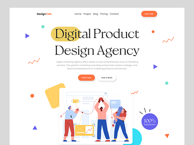 Digital Design Agency Website agency business compnay design agency digital agency hero section homepage marketing agency seo agency startup ui design ux design website design