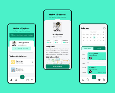 Medical Application app branding design graphic design icon illustration logo ui ux vector