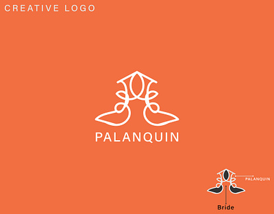 Palanquin Creative Logo brandlogo bride businesslogo creativelogo design graphicdesigns logo logoconcept logodesign logodesigner logodesigners logodesignspiration logoideas logos match newlogo palanquin palanquinlogo usa wife