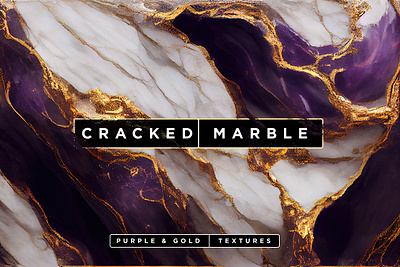 Cracked Purple & Gold Marble Textures background creativemarket decor gold golden interior marble marbled texture textures wallpaper