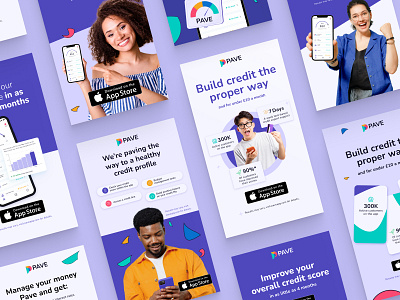 Pave App | Ad Design ad design ads app ad design conversion rate optimization cro cro design cro strategy design figma graphic design