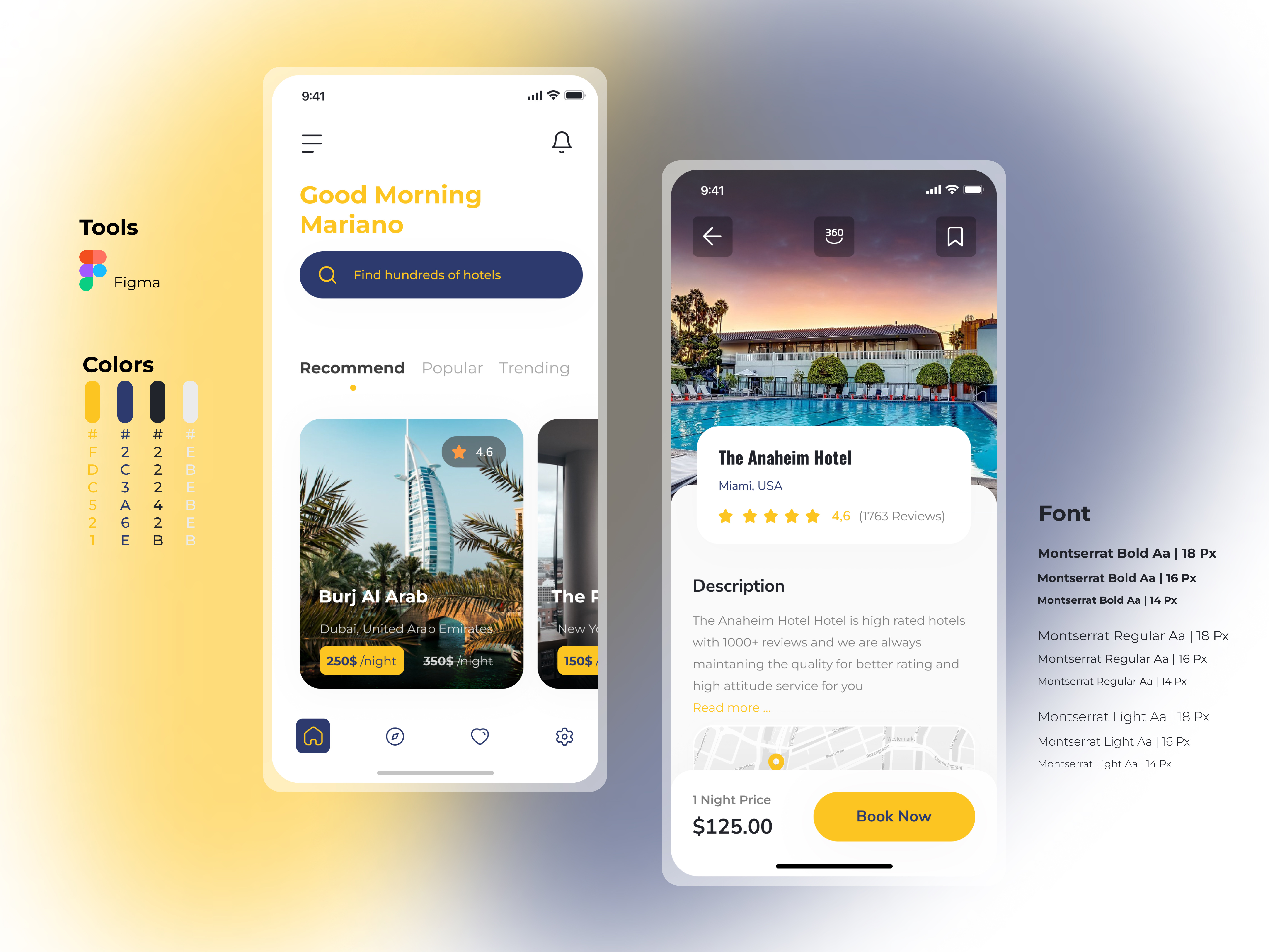 Hotel Reservations Mobile App by MohammedRamadanUX on Dribbble